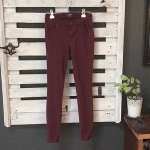 Colored skinny jeans